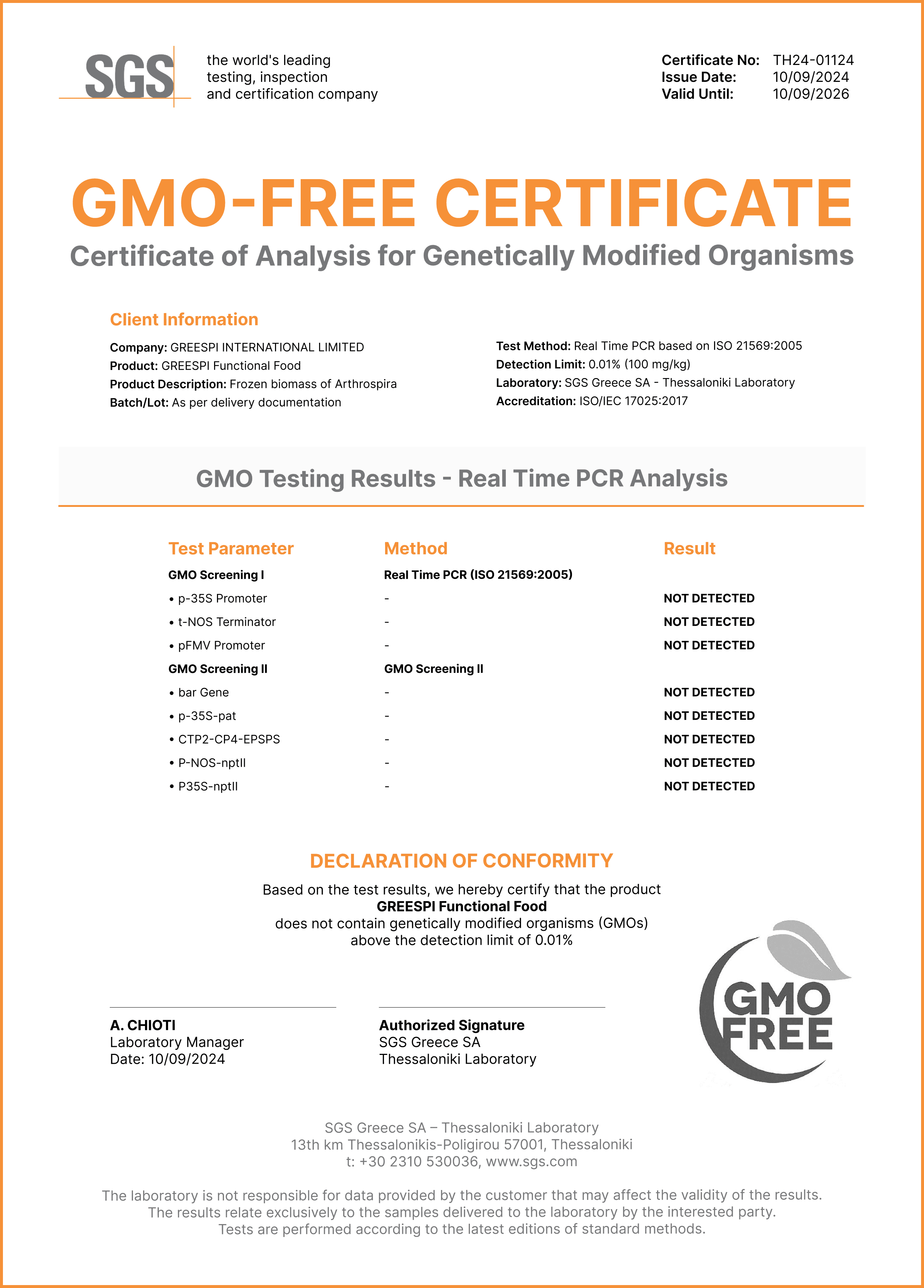 Non-GMO Verified